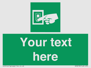 Custom Light Switch Sign